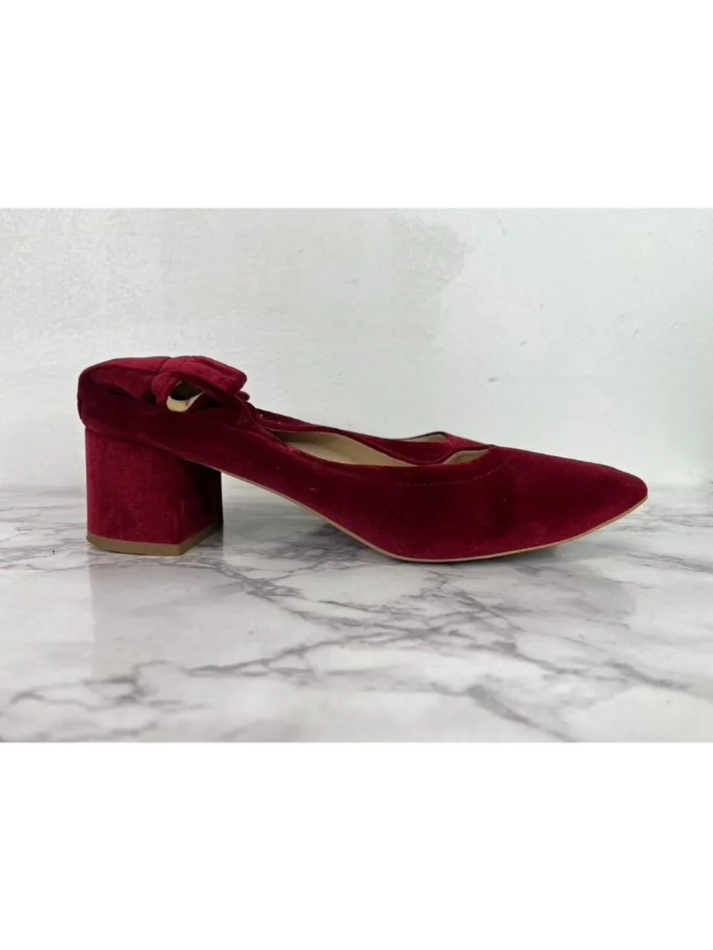 Everlane Women's The Italian Leather Red Heel Size 9.5